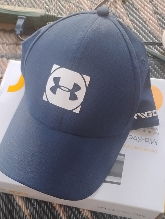 Under Armour Other - Nwts Under Armour Golf Navy Blue Performance Logo Cap